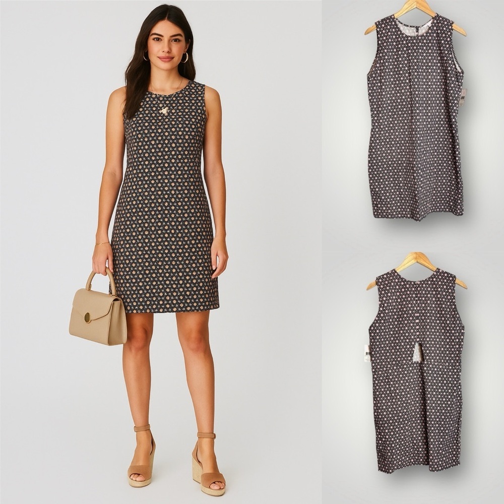 Lauren James | Sleeveless Dress Digital Flower Print Peek A Boo Cut Out